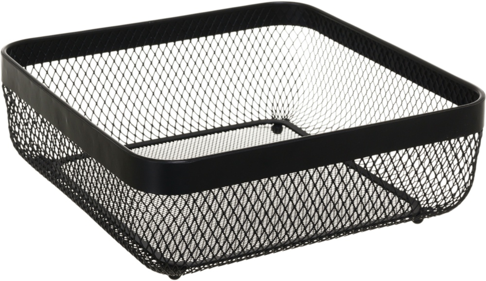 Корзинка для фруктов Flamberg Premium Fernie квадратный 26,5х9,8 см черный
