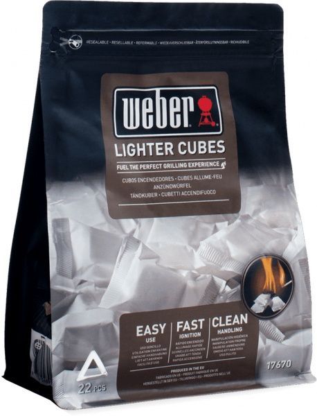 Растопочный материал Weber Кубики на основе парафина 22 шт.