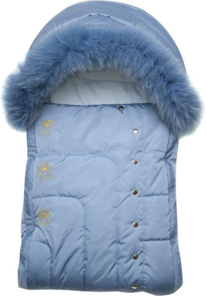 Конверт для новонароджених Модний Карапуз зима 56-62 блакитний 03-00413-1 