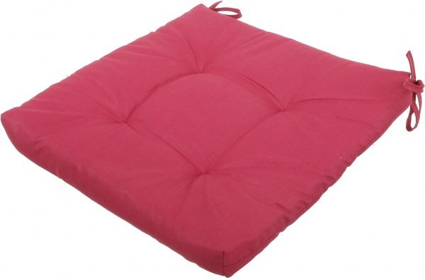 Подушка на стул Хит 39х39 см красная Прованс