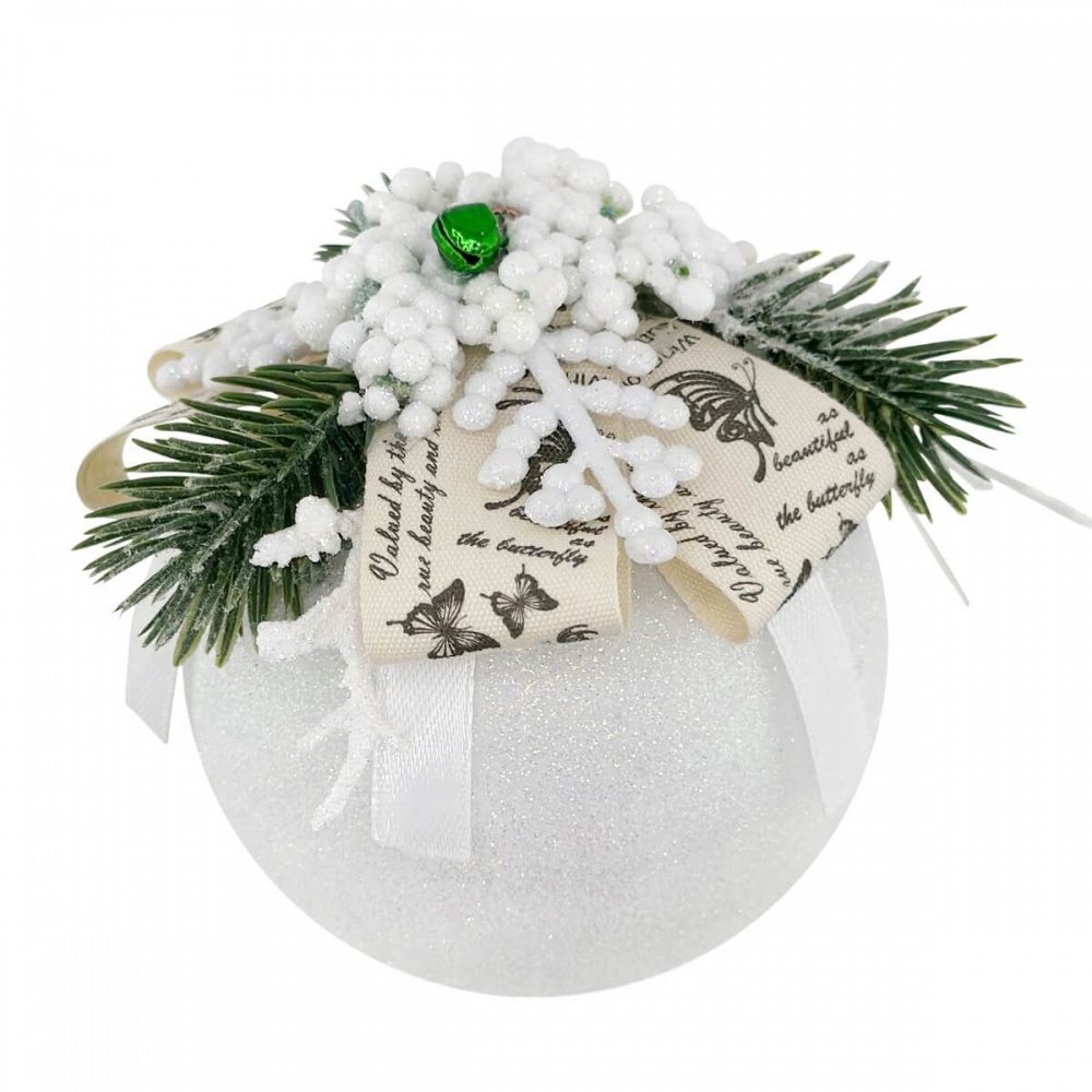 Подвеска декорированная MIS LT Шар 8 см в ассортименте