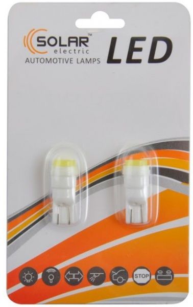 Лампа світлодіодна LED Solar 1SMD white LS342_B2 T10 W2.1x9.5d 12 В