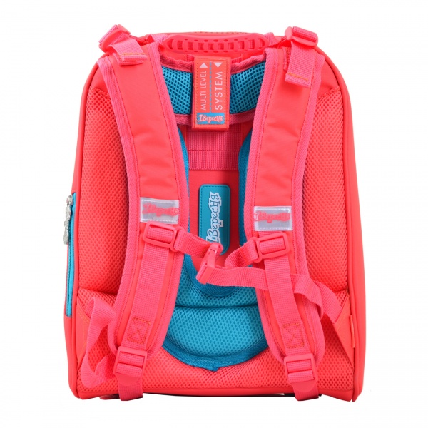 Рюкзак шкільний каркасний 1 Вересня H-12 Blossom Кораловий (556042)
