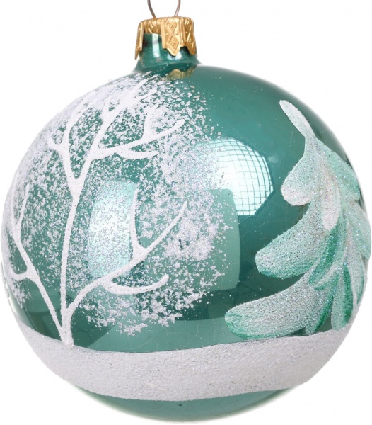 Шар новогодний мульти d 80 мм в ассортименте