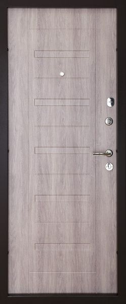 Двері вхідні Abwehr АМ-54 096П (ТІК/Днср) Sap+Kale НЧ коричневий 2050x960мм праві