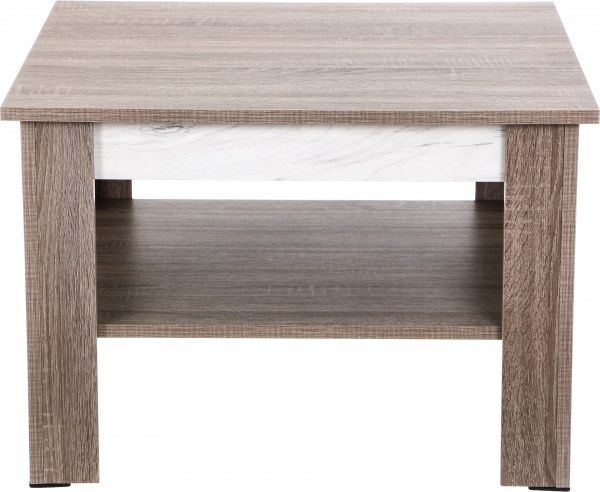 Стол журнальный Note I дуб сонома трюфель/дуб крафт 670x670x460мм 