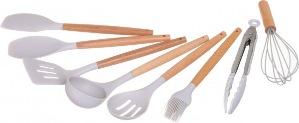 Набір кухонного приладдя 8 предметів з підставкою Cuisine Flamberg Smart Kitchen