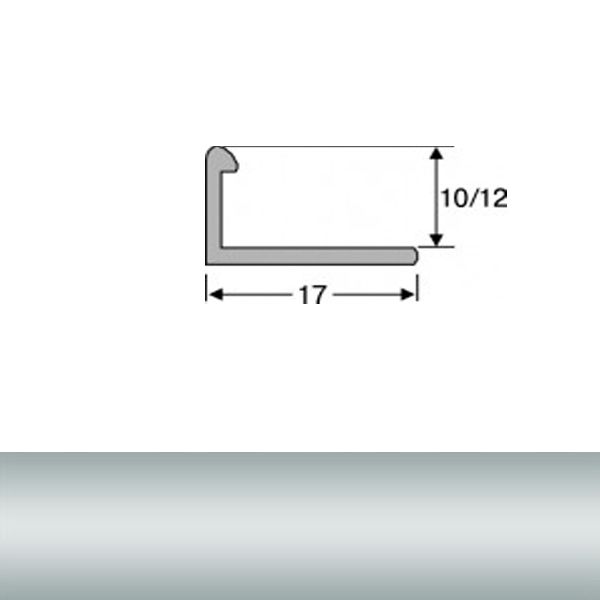 Порожек алюминиевый АПГ-12 анодированный гибкий TIS 2700 мм серебро