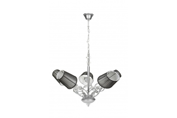 Люстра NNB 5x40 Вт E14 хром/чорний 90992 