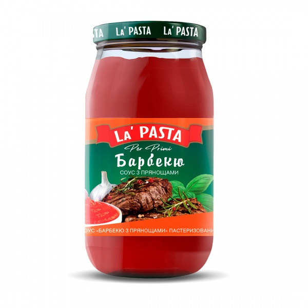 Соус La Pasta Барбекю з прянощами 460 г
