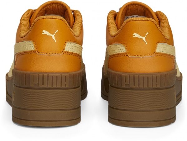 Кроссовки Puma KARMEN WEDGE DESERT CLAY-LIGHT STRAW-GUM 39098504 р.36 оранжевый