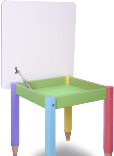 Столик Sweet baby Карандашики с пеналом 60x60 см розовый 100018