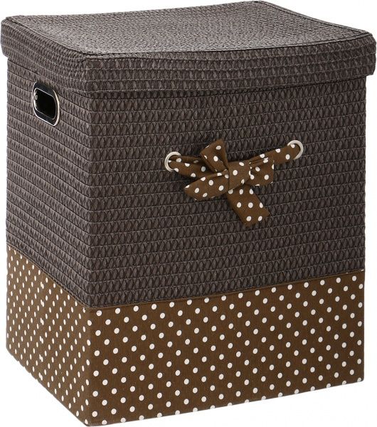 Кошик плетений з текстилем 43x34x50 см DSA16-7AB-1 