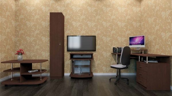 Стол компьютерный Компанит СУ-2 ольха 