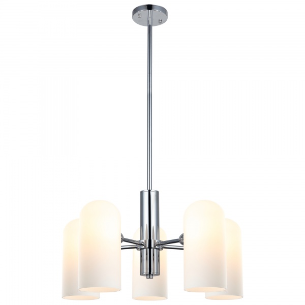 Люстра подвесная Vio Concept by LUCEA Espen 5x40 Вт Е27 хром 80407-02-P05-CR 