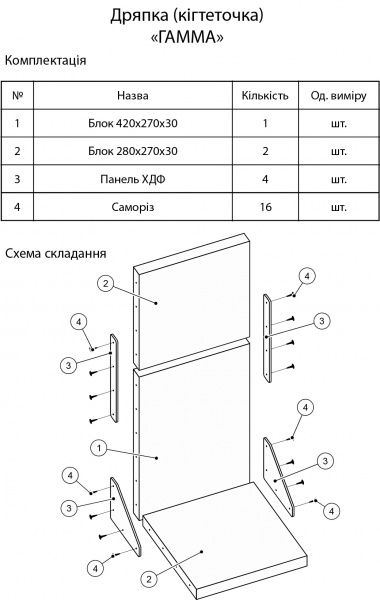 Кігтеточка Eco-land Гамма