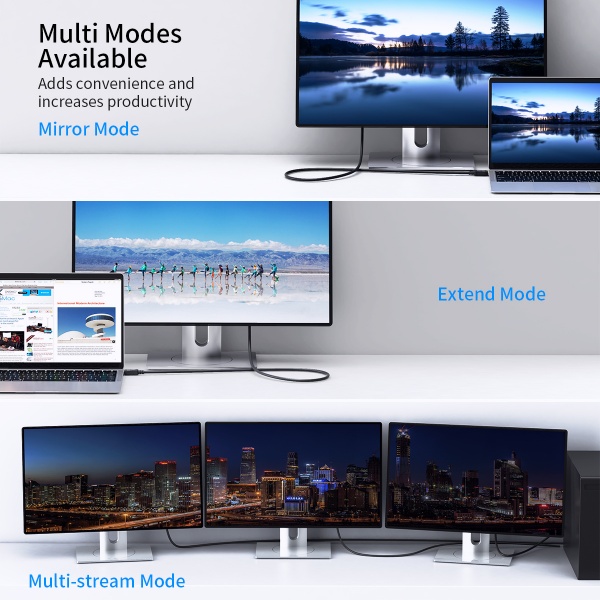 Кабель Choetech XDD01-BK DisplayPort V1.4 8K 60Hz 2 м черный (XDD01-BK) 