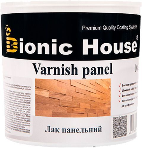Лак панельный L002 Bionic House мат бесцветный 0,8 л
