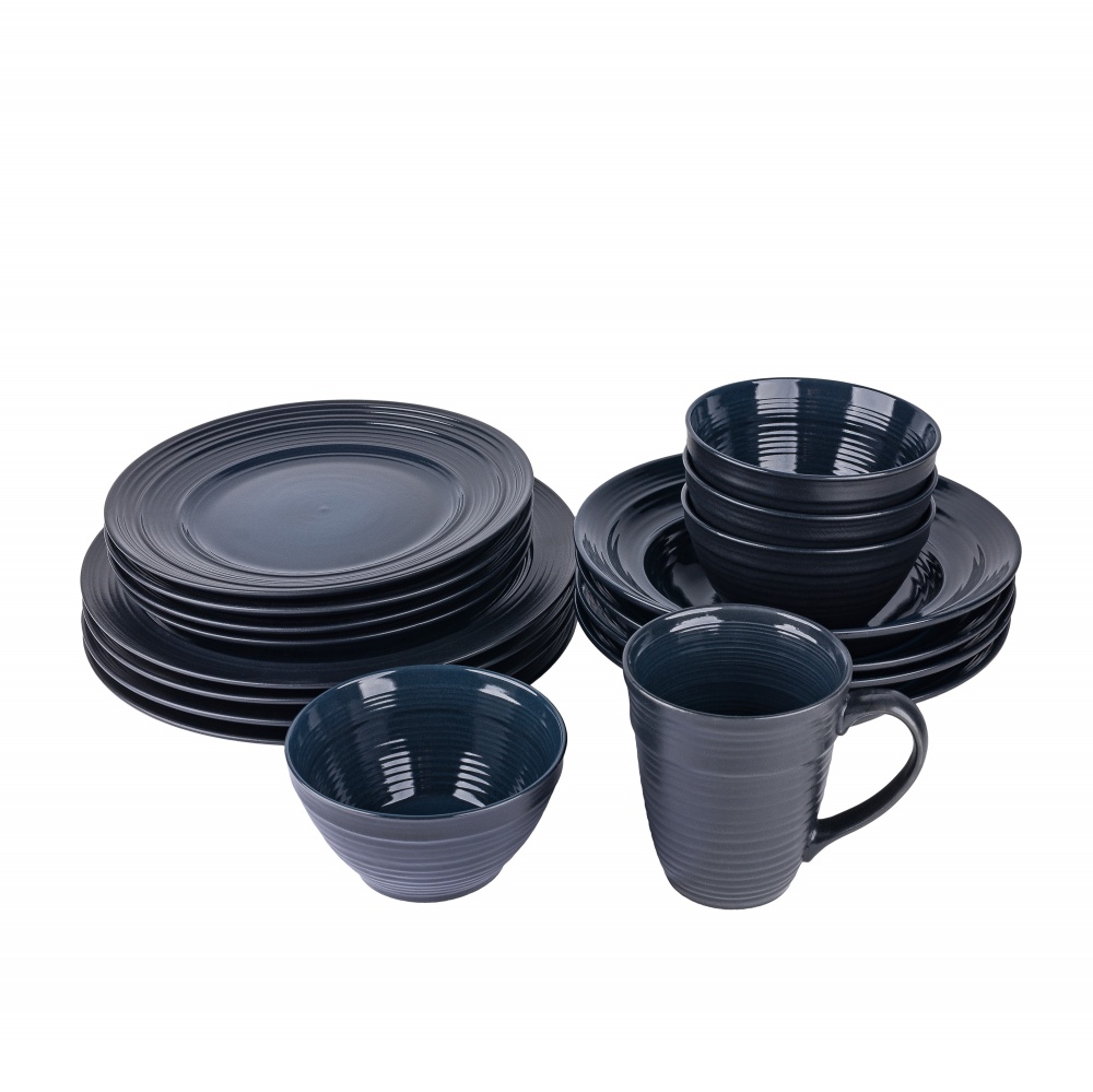 Чашка Krauff Lucerne Black&Blue 390 мл 24-320-001