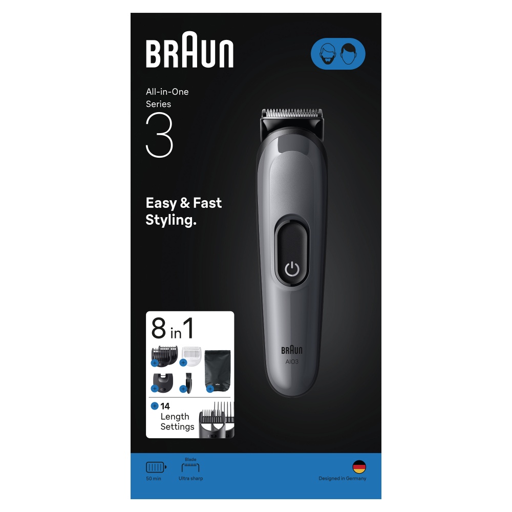 Тример універсальний Braun All-in-One Series 3 AIO3540