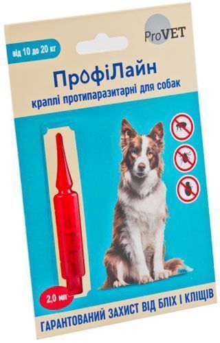 Краплі Природа Профілайн для собак від 10 до 20 кг