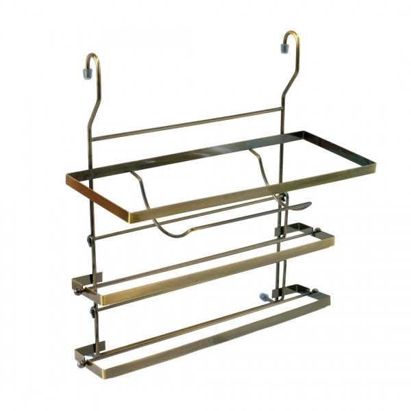 Полиця для рушників Lemax MX-428 BA 350х135х360 мм антична бронза