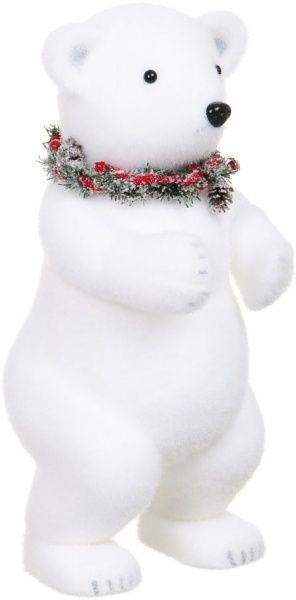 Декоративная фигура Медведь с шишками RS1D1225W 50 см 