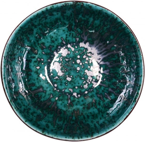 Салатник скошений 1100 мл Тіффані Бірюза Manna Ceramics