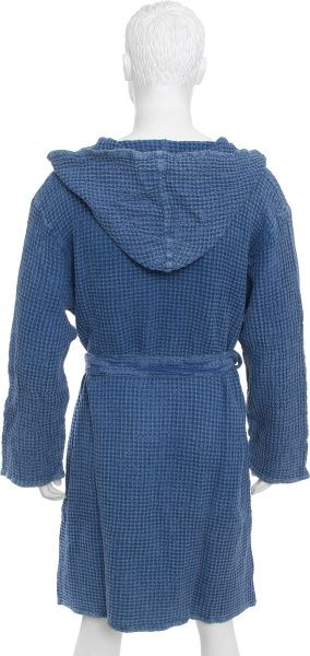 Халат чоловічий Home Line Stonewashed р. XL синій 