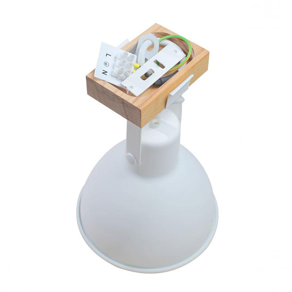 Спот Светкомплект Wooden AP 1619 1x40 Вт E27 белый 