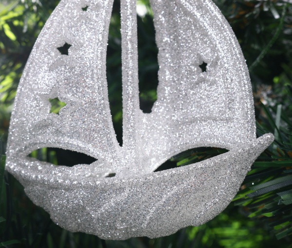 Декоративна підвіска Global Treasure Кораблики 15 см білий P2117006-B1/3