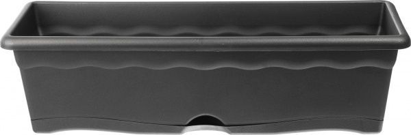 Ящик балконный Plastiken Terrа Jardinera 7552 прямоугольный 12 л антрацит (7552 antr) 