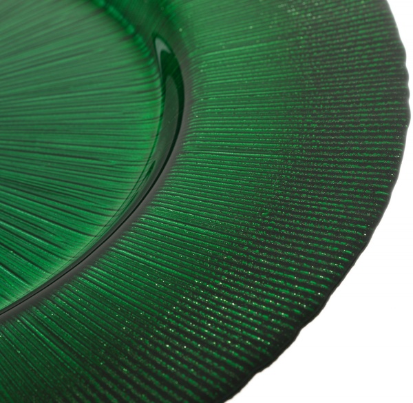 Блюдо Focus 33 см зелене Dekor Cam 