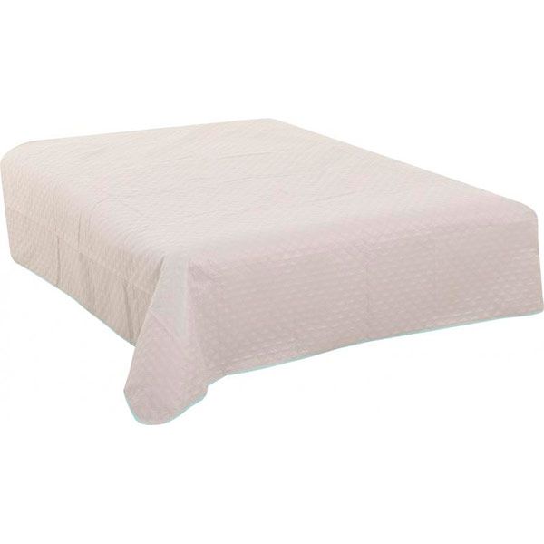 Покрывало Underprice светло-серый/зеленый 220x240 см