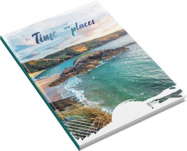 Книга учёта А4 80 листов 1В2399 Время для новых мест Аркуш