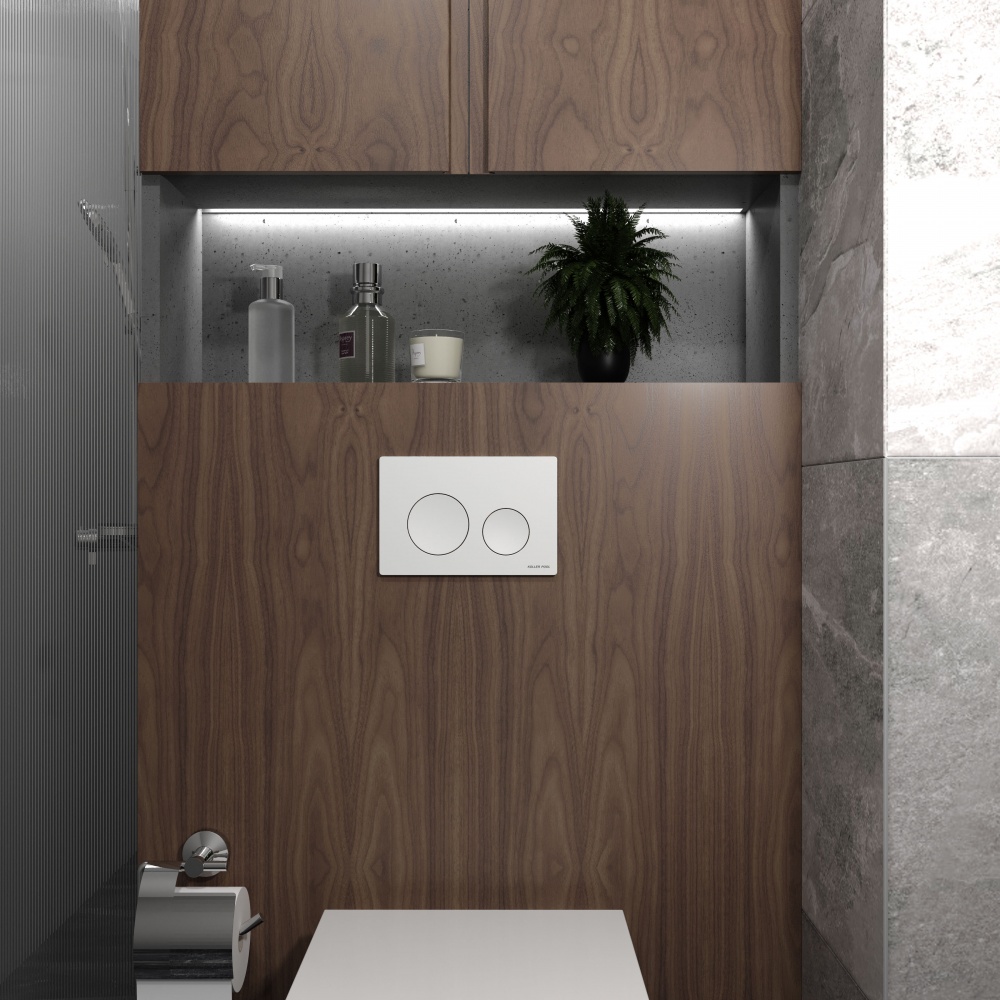 Клавиша смыва Koller Pool Round Pro New белый