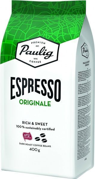 Кофе в зернах Paulig Espresso Originale 400 г 6411300169801 