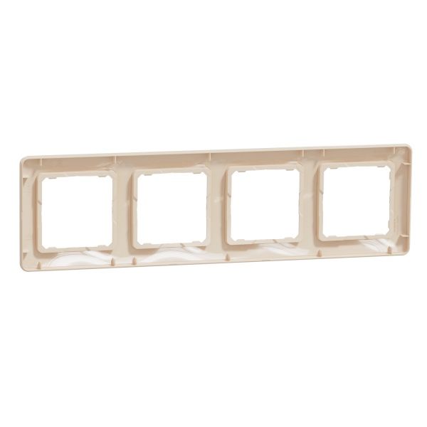 Рамка чотиримісна Schneider Electric Sedna Design універсальна бежевий SDD312804