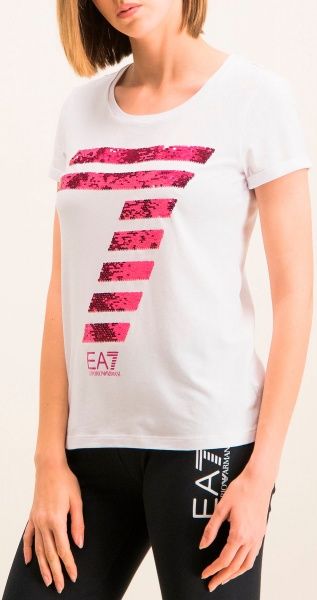 Футболка EA7 T-short 3HTT41-TJ12Z-1100 L білий