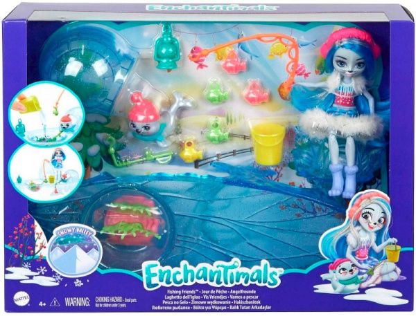 Кукольный набор Enchantimals Рыбалка с Тюленем Саше (GJX48)