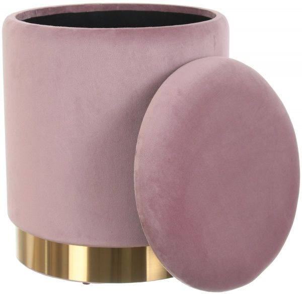 Сундук-пуф Francois 31,5х31,5х38см пудровый 