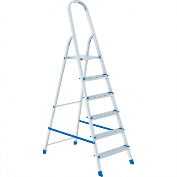 Лестница-стремянка 6 ступеней алюминиевая 97716