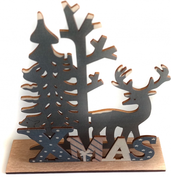 Декорация новогодняя 19х20 см NY21019 