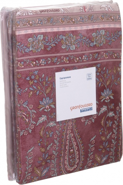 Комплект постільної білизни Como 41 сімейний рожевий із малюнком Grandfoulard 