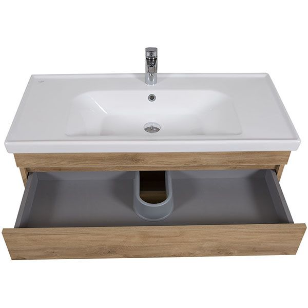 Тумба Аква-Родос Винтаж (севилья) 100 см с умывальником Frame (консольная)