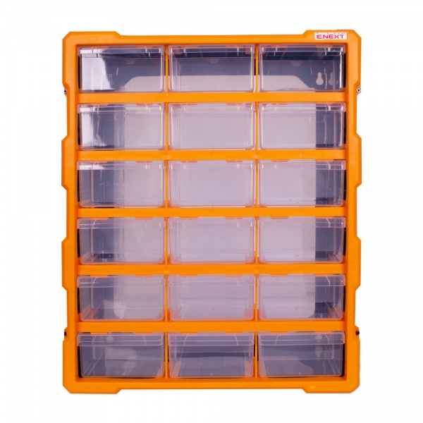 Органайзер для мелких деталей E.NEXT e.toolbox.pro.24 18-секционный 381х157х475 мм 24