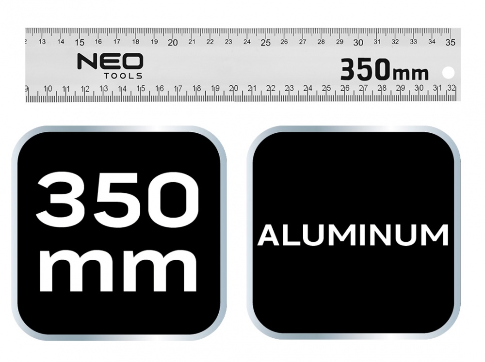 Кутник NEO tools 350 x 190 мм 72-146