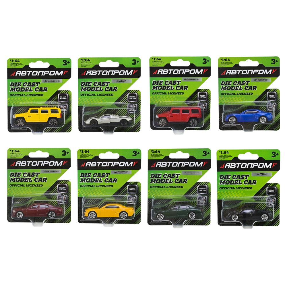 Автомодель Автопром 1:64 микс моделей AP6406
