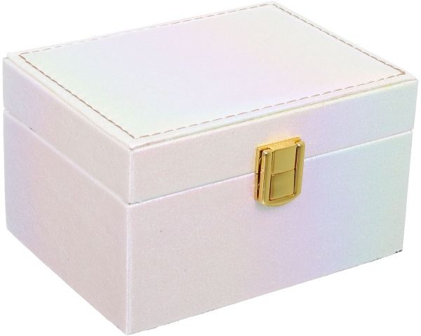 Сундук для украшений Хамелеон 16х12х9 см светлый