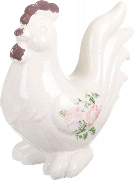 Статуетка Півник декоративний Чайна роза D941-T01-G45